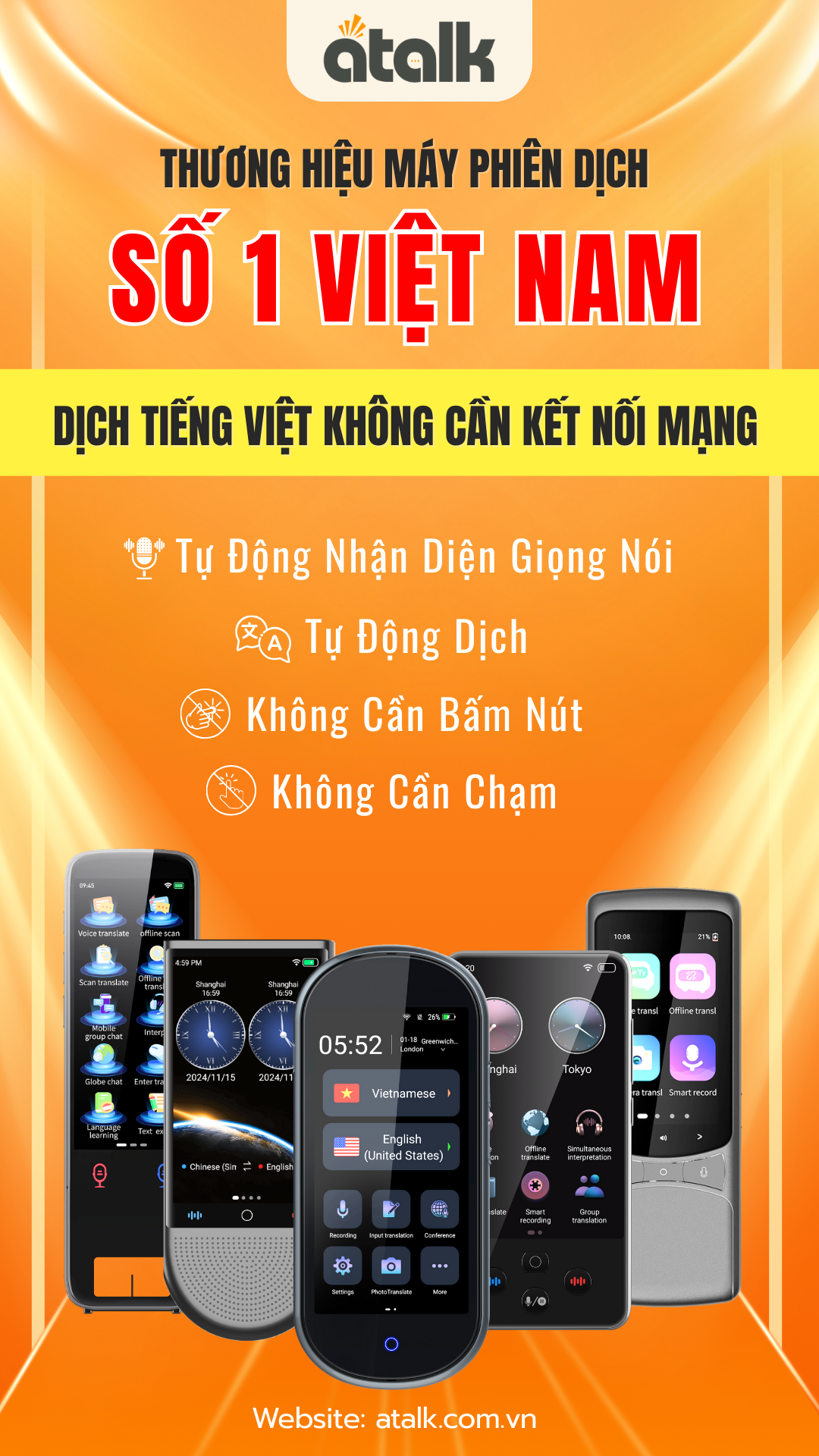 ATALK - Thương Hiệu Máy Phiên Dịch Số 1 Việt Nam