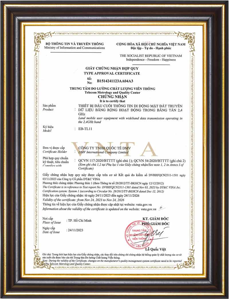 Giấy Chứng Nhận Hợp Quy