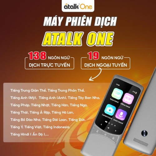 ATalk One Hỗ Trợ Dịch Online 138 Ngôn Ngữ Và 19 Ngôn Ngữ Offline