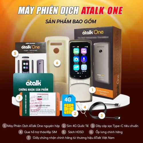 Bên Trong Hộp Máy Phiên Dịch ATalk One Có Những Gì