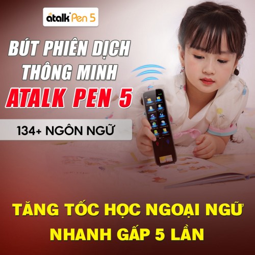 Bút ATalk Pen 5 Hỗ Trợ Dịch Thuật Hơn 134 Ngôn Ngữ
