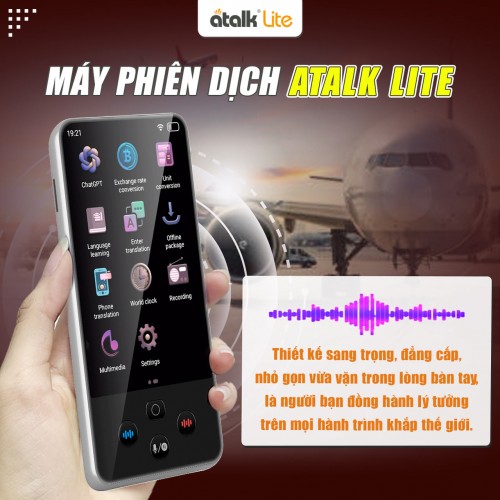 Máy Dịch ATalk Lite Có Thiết Kế Nhỏ Gọn